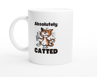 Absolutely Catted Ginger Cat Mug