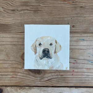 Original Labrador Retriever Artwork / Labrador Retriever Painting / Gifts for Labrador Lovers / Cute Labrador Retriever / Yellow Labrador