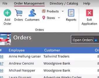 Customize Microsoft Access Ribbon