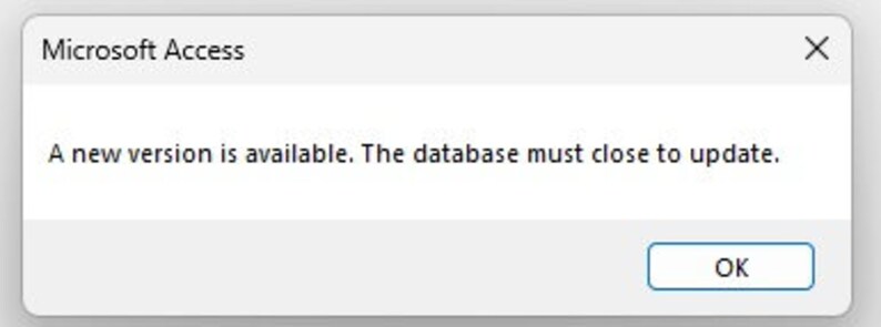 Microsoft Access Version Control for Upgrades
