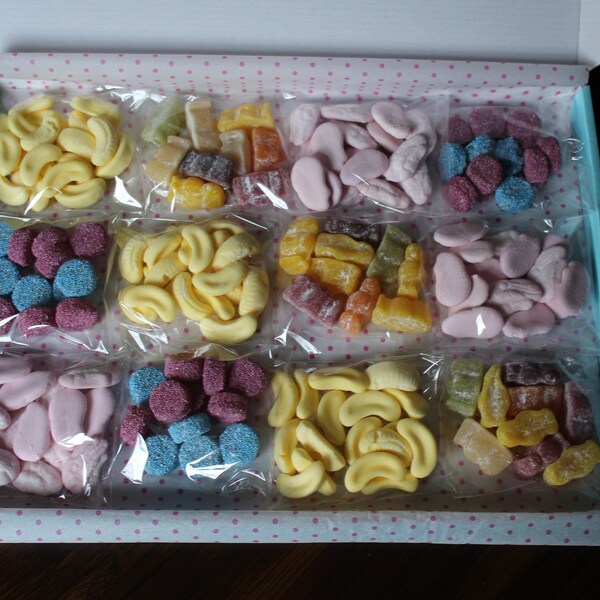 Large Retro Sweet Box / Sweet Treats / Letter Box Gift / Sweet Hamper / Personalised Gift