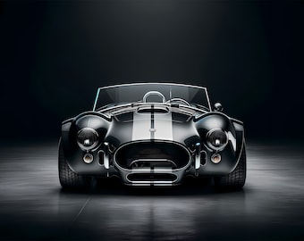 The Iconic AC Cobra in Black print