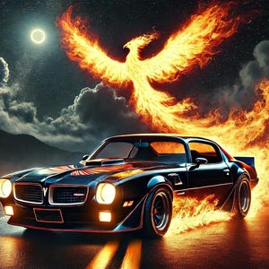 Pontiac Trans Am Firebird Side View