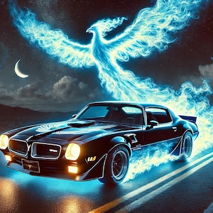 Pontiac Trans Am Firebird Side View Electric Fire