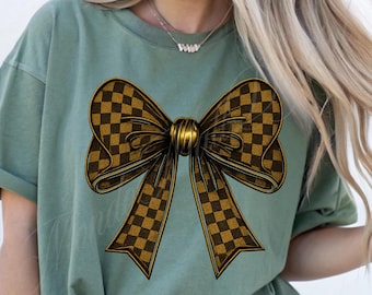 Coquette Bow PNG: fiocco marrone di lusso, stampa sublimatica alla moda femminile (download digitale)