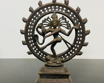 Brass handmade natraja sculpture, natraja sculpture