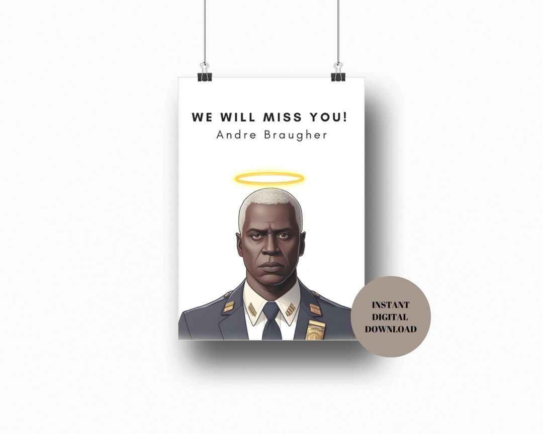 Andre Braugher Memorial Card Express Your Missing Sentiments Digital