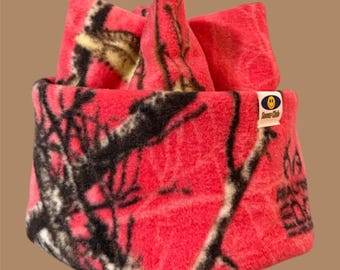 Retro Fleece Beanie: Handmade Snowboard Ski Hat