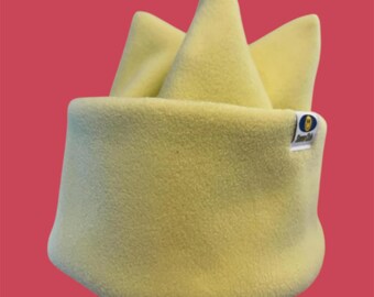 Gorro de lana retro con corona: gorro de snowboard y esquí hecho a mano