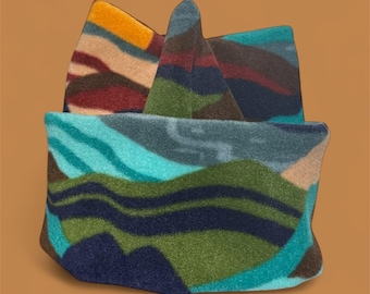 Retro Fleece Beanie: Double Layer Snowboard Ski Hat