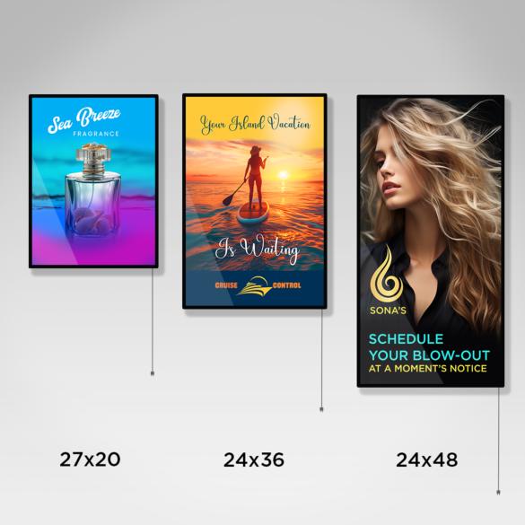 Custom LED Backlit Frame Display for Vibrant Indoor Advertising ...