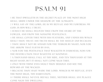 Psalm 91 - Etsy