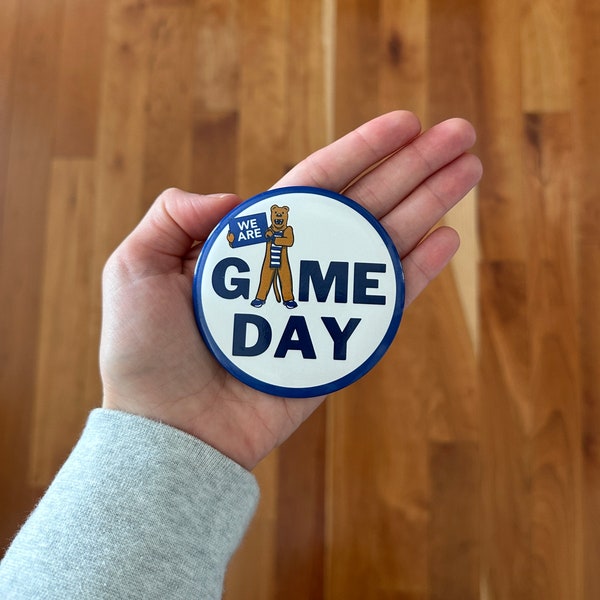 PENN STATE Game Day Buttons | PSU | Game Day Pins | College Football | Tailgate Buttons | Gameday Pinback Buttons