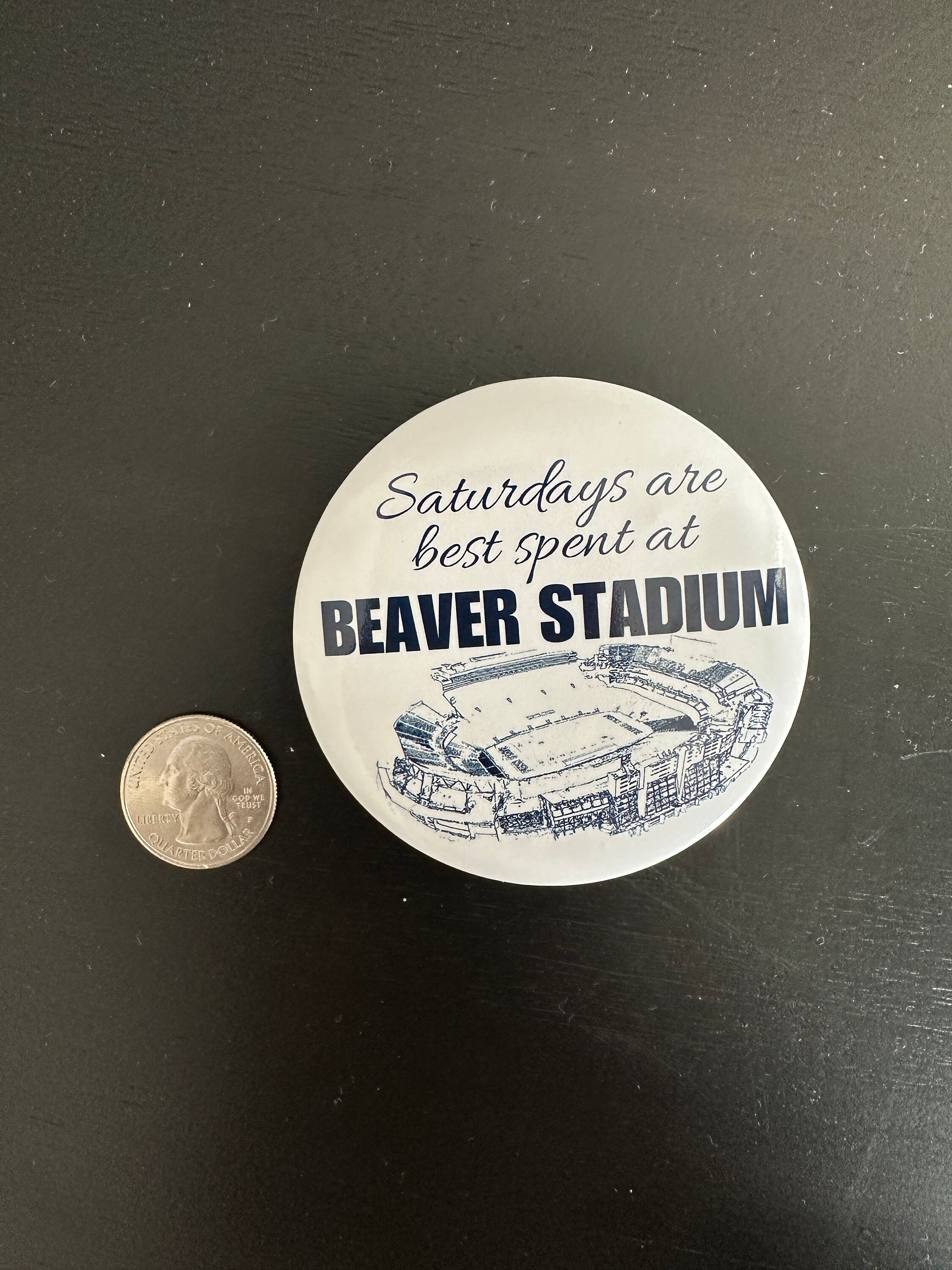 PENN STATE Beaver Stadium Buttons PSU Game Day Pins College Football