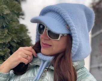 Set: Bonnet + Hat + Cap 3 in 1 Knitting pattern (digital download) download in PDF format Language: Ukrainian Russian