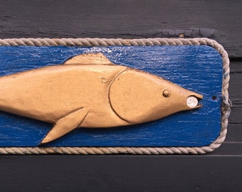 Cape Cod Beach Unique Handmade  Wall Decor The Matthew Fish