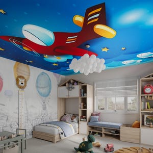 Sky Explorer – Soffitto teso per aereo da avventura, tessuto ad alta resistenza facile da installare