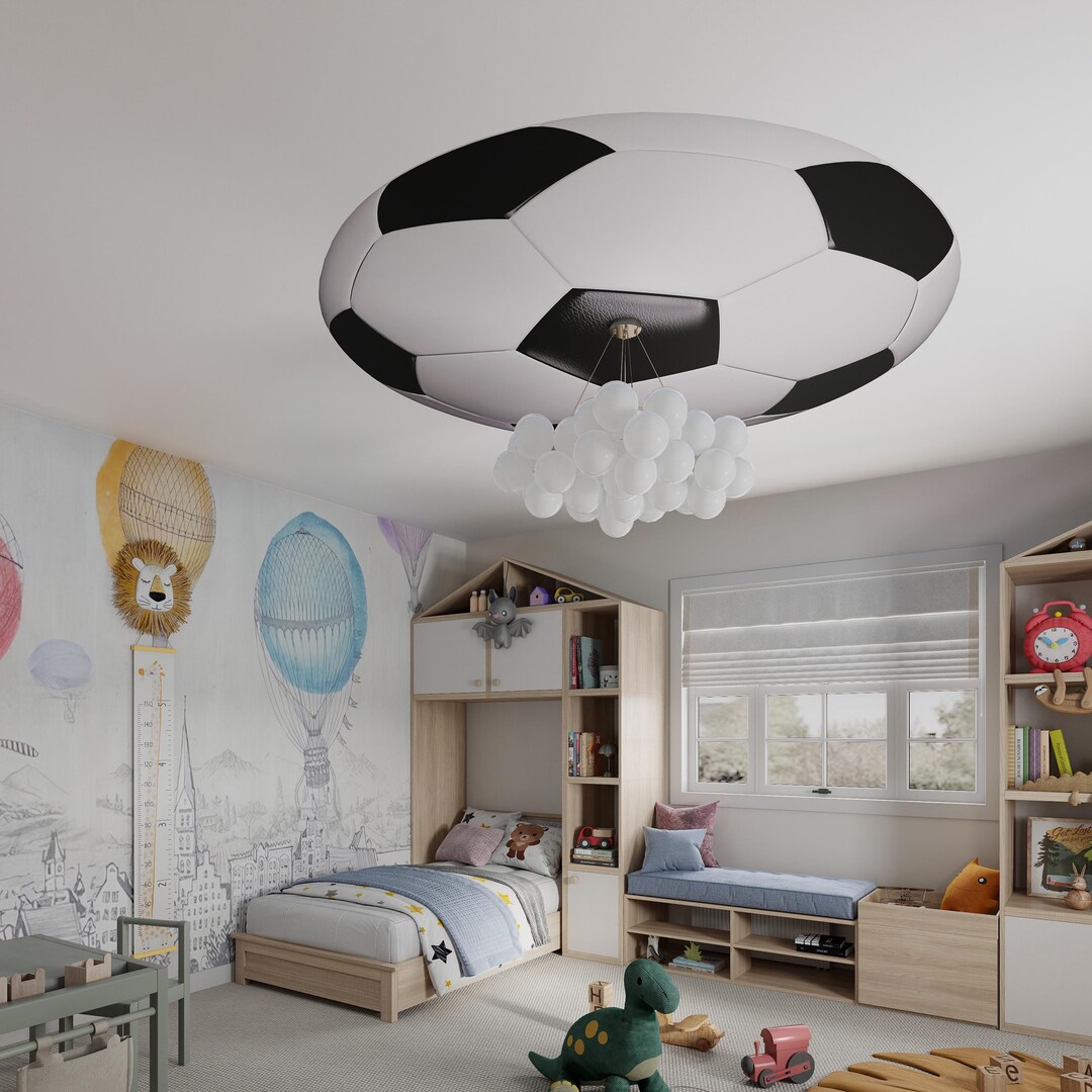 Soccer Star Ceiling – Perfect for Young Football Fans, Easy to Install ...