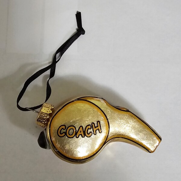 Coaches Whistle Etsy