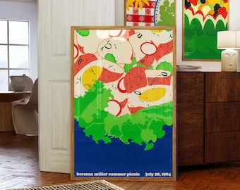 Herman Miller Midcentury Modern Poster - Wall Art Print