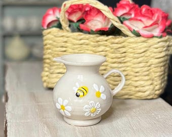 ヴィンテージ カポディモンテ 1340 イタリア 陶器 9.5インチ 花瓶
