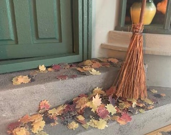 DOLLS HOUSE 1:12 Scale Autumn/Fall Leaves Mix