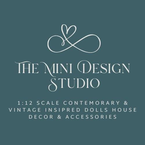 CASA DELLE BAMBOLE Scala 1:12 - Vassoio Decorativo Vintage In Legno Con Stampa Rosa E Rosa Di William Morris - Italia - Foto 5