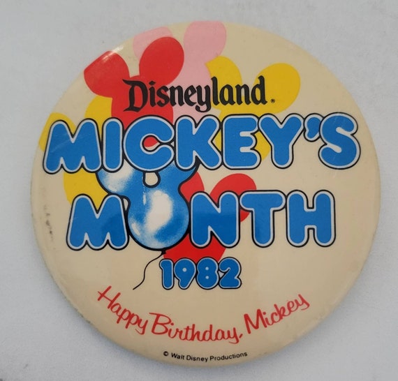 4 Vintage Disney Pins Happy Birthday, Happy New Yea… Gem