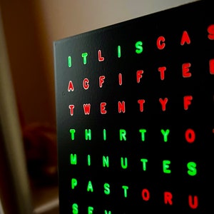 Word Clock (RGB, WiFi)