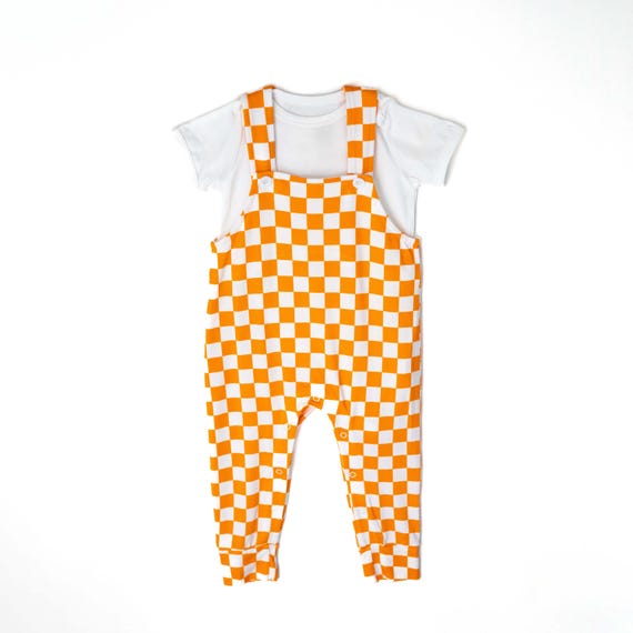 ボトムス bel&bow Checkerboard Overall 1y bel&bow - checkerboard overall - brown | sounote