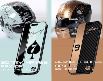 ソニー・ヘイズ #7 APX GP 2025 ヘルメット - フォーミュラ1 ザ