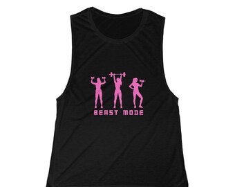 Camisole fluide et fluide pour femme - Entraînement Beast Mode