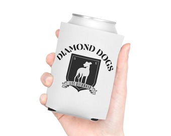 Can Cooler koozie/cozie Diamon Dogs - logo on both sides