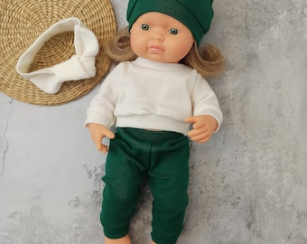 Sweatshirt und Hose für Puppen 15 Zoll, Vêtement poupée Paola Reina, Puppenkleidung, Minikane, Paola Reina 38 cm