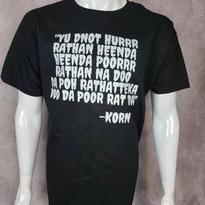 KORN Twist Lyrics Tshirt - Etsy