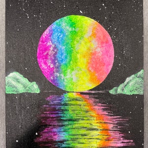 Moonlight Blacklight Painting