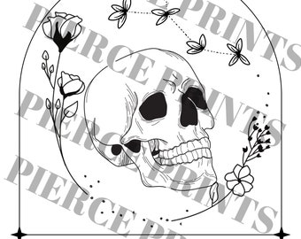 Witchy Coloring Page Printable