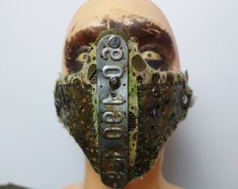 Post-Apocalyptic mask , ideal for true survivor raiders/larp. Costume idea/ fallout/madMax/metro/Call of duty. Handpainted
