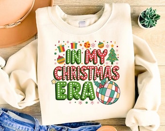 In My Christmas Era Png | Retro Christmas Png |  Christmas 2024 | Christmas Shirt Sublimation | Merry Christmas | Vintage Christmas Png