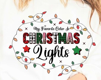Merry Christmas PNG | Christmas Light Digital Download | Festive Holiday Clipart for DIY Projects, Cards, Crafts, and Decor