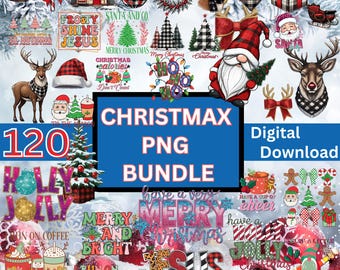 Christmas Mega Bundle Png | Merry Christmas Png | Western Png | Christmas Png | Santa Claus Png | Holidays Png | Sublimation Designs