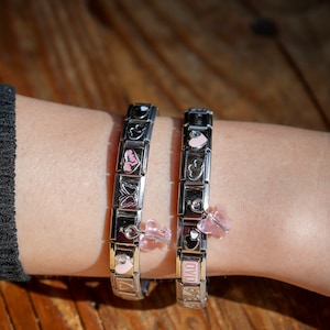 Mystery Box Italian Bracelet, 18 Links Italian Bracelet, Italian Charm Bracelet, Gift for her