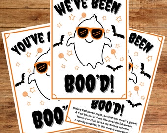 You've Been Boo'd, You've Been Booed, Boo'd Signs for office or work, Boo'd Signs for neighbor, You've Been Boo'd Printable Bundle