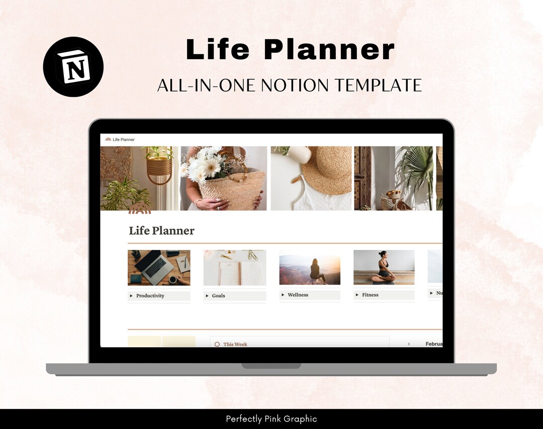 All in One Notion Template, Life Planner, Notion Ultimate Life Planner ...