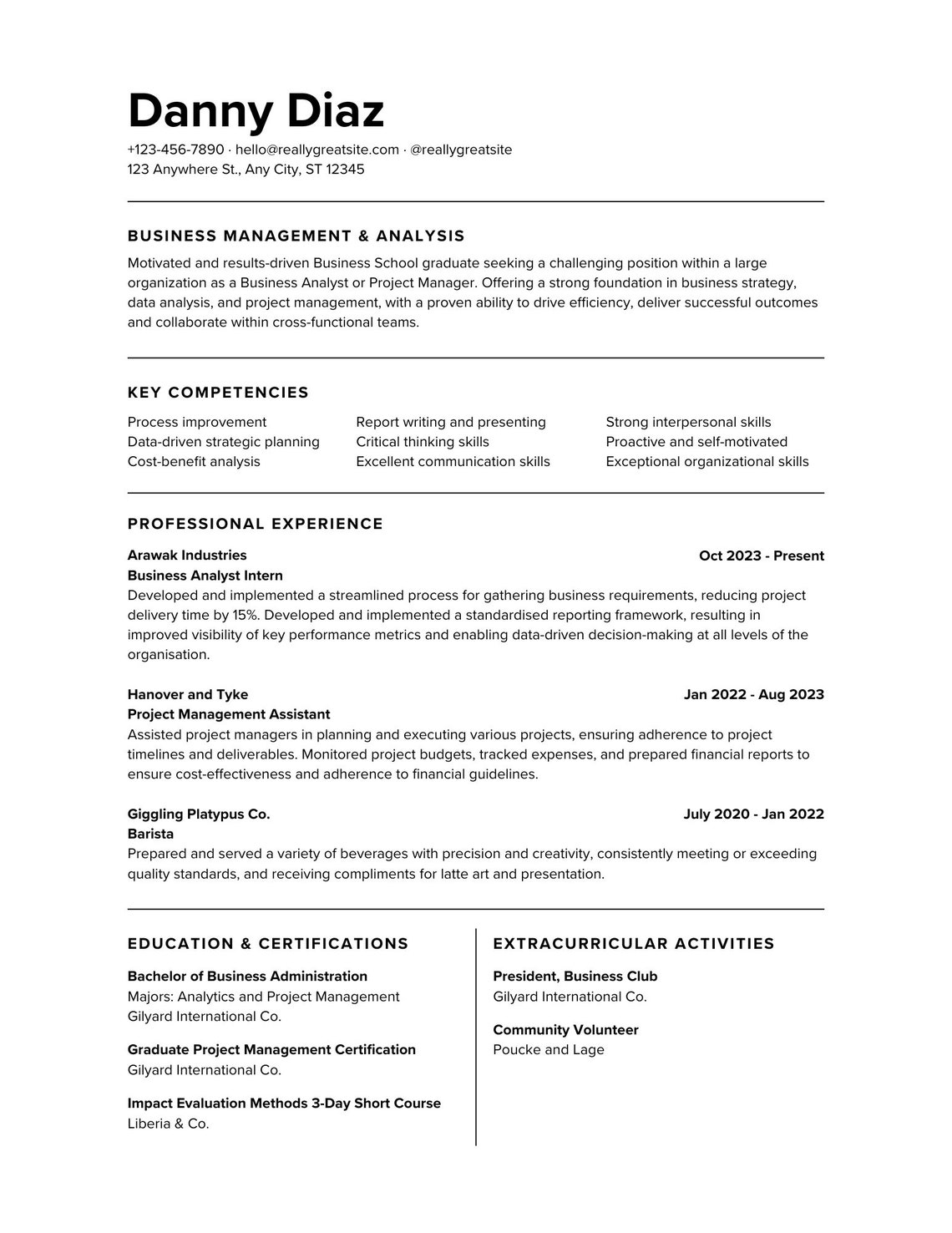 Simple Resume Template Etsy Simple Resume Template Etsy