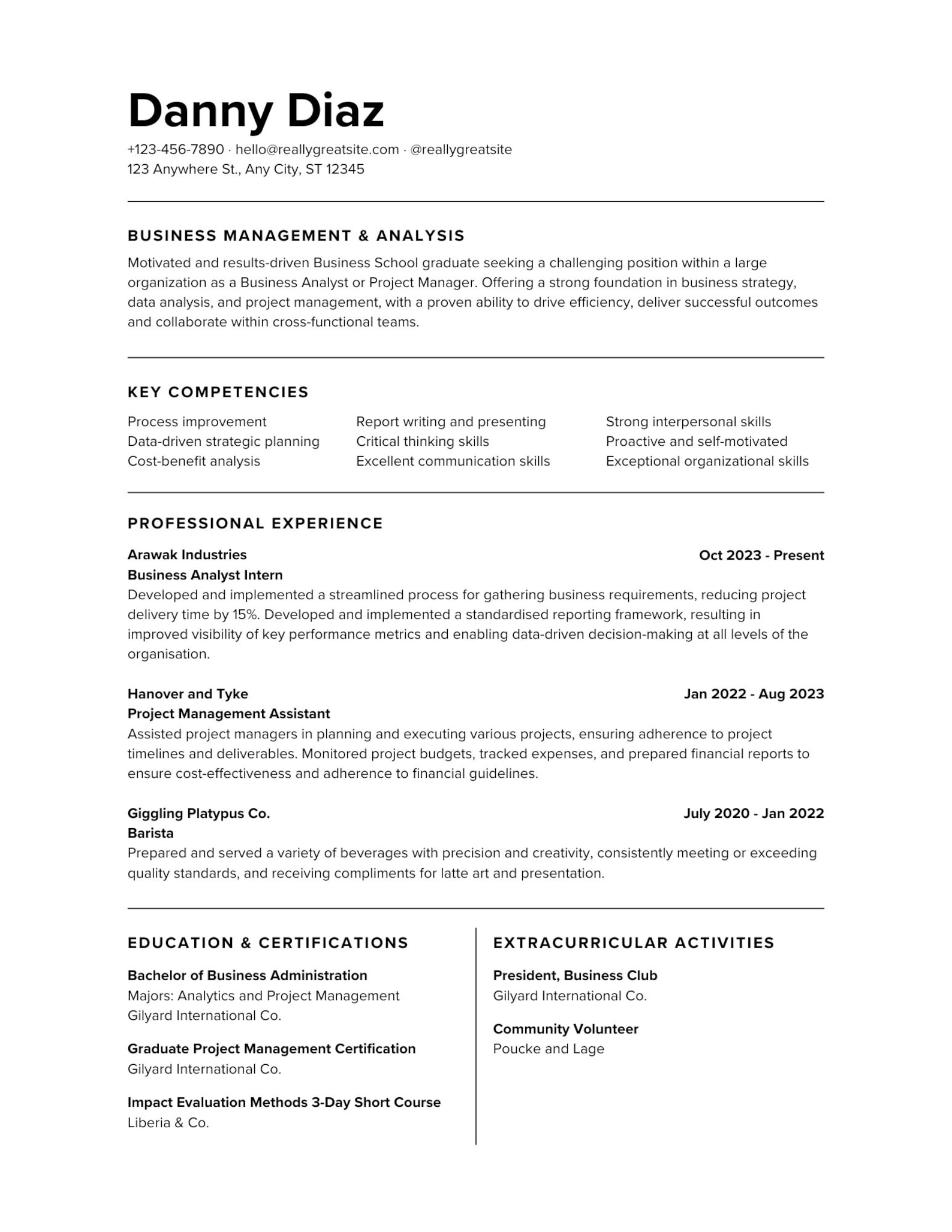 Simple Resume Template Etsy Simple Resume Template Etsy