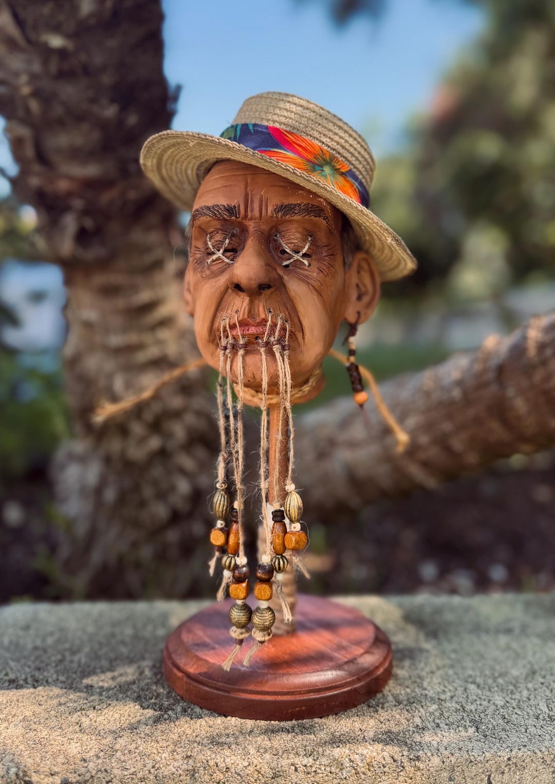 Shrunken Head - Thurston Howell III |tiki Bar Decoration - Etsy