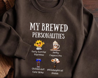 Dads Trendy Coffee Sweatshirt, Mom Coffee Gift, Fathers Day Gift,  Coffee Sweatshirt, Funny Coffee Shirt, Coffee Lovers Gift, Coffee Addict