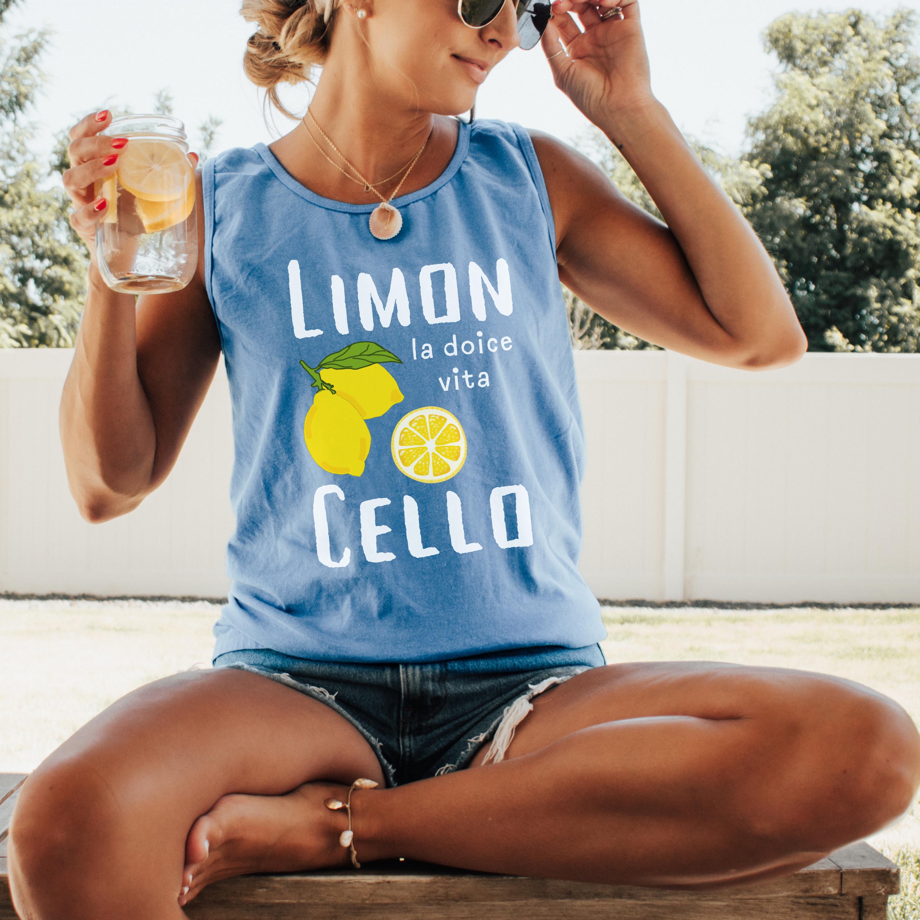 Comfort Colors, Limoncello Tank, Comfort Colors Tank, Summer Vibes Tank, Lemon Beachwear, Citrus Lovers Tanks, Vacay Tank Top, Trendy Vibes