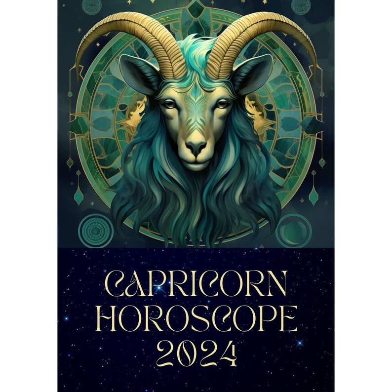 Capricorn 2024 Yearly Astrology Horoscope Birthday Gift for Etsy